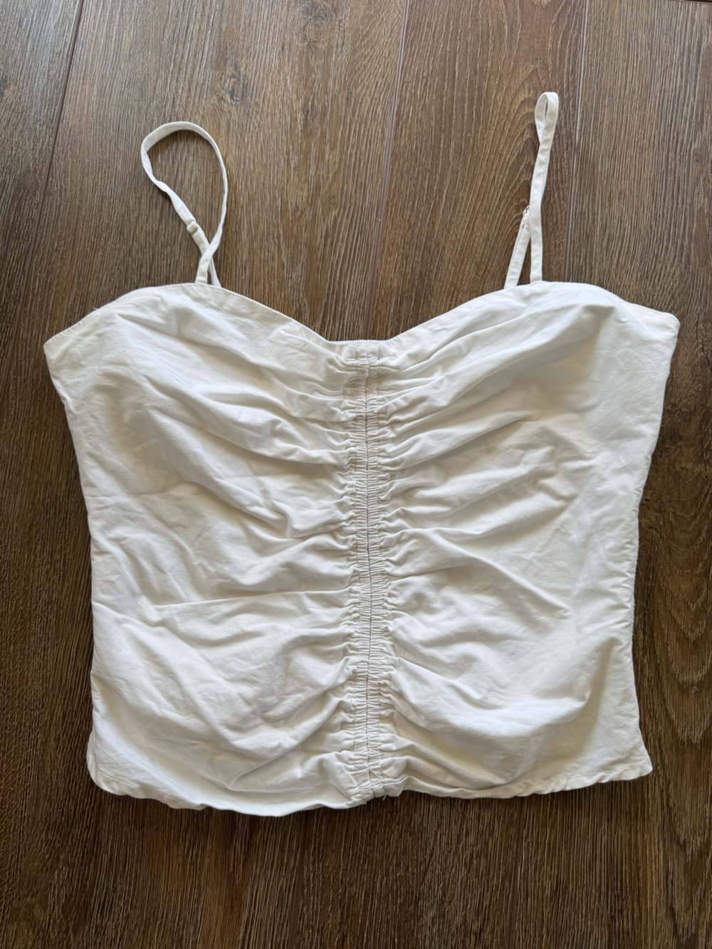 Lucy Paris White Smocked Top